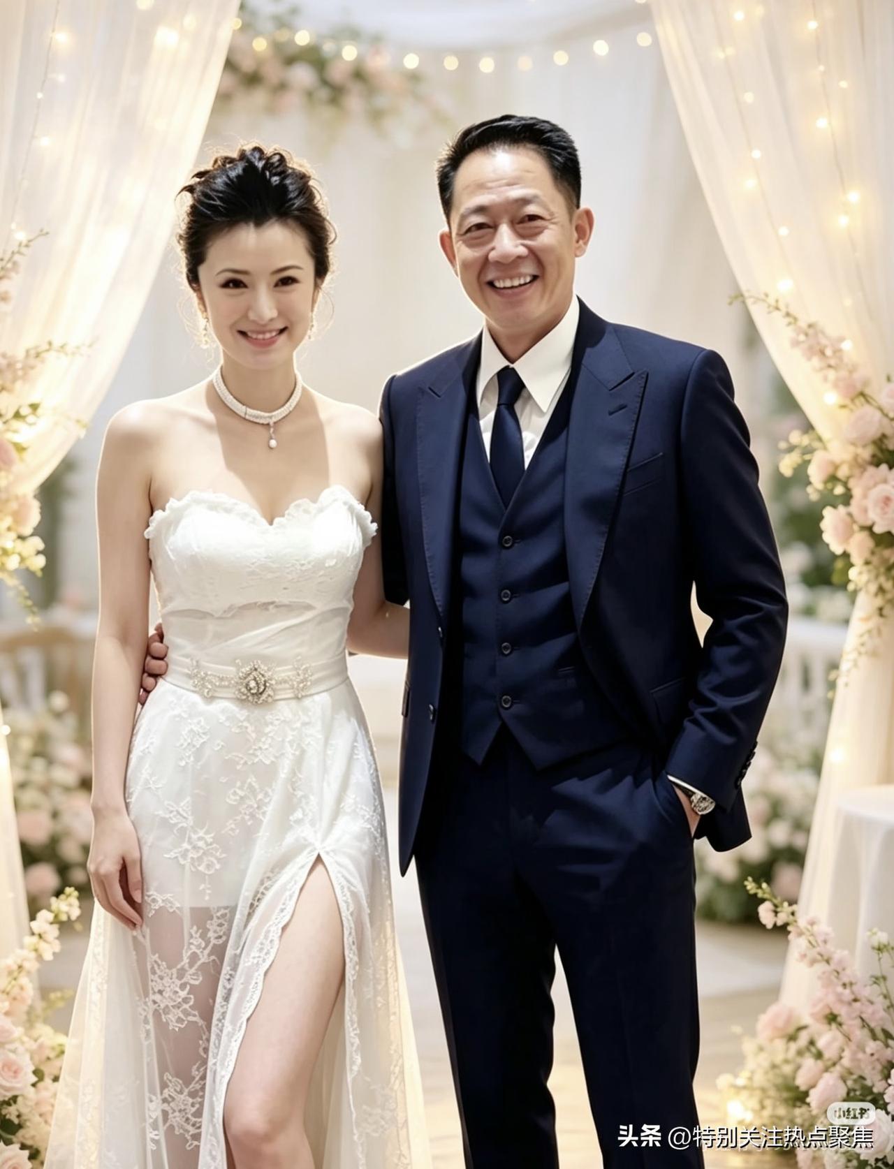 2008年，42岁喊了近二十年不婚主义的王志文官宣成婚，这消息震惊娱乐圈。他的新