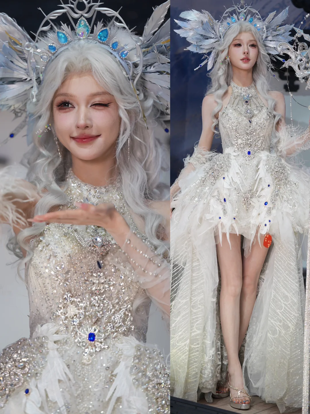小玥玥逆水寒cos，生图小仙女