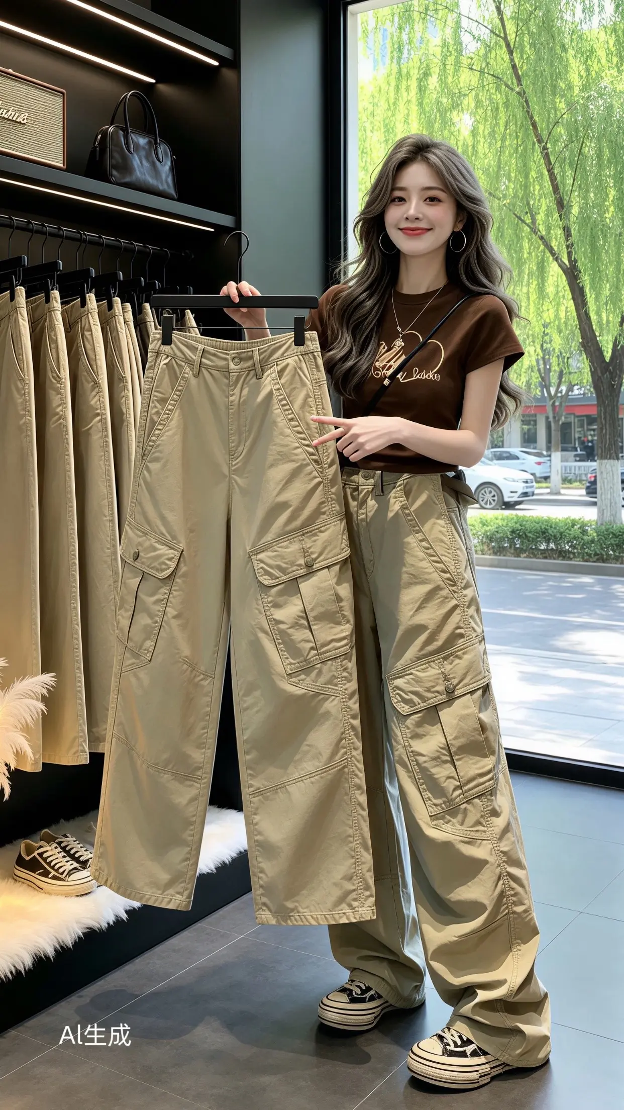 高颜值炸街女工装裤 工装裤穿搭魅力 百搭神裤 夏日穿搭 工装风