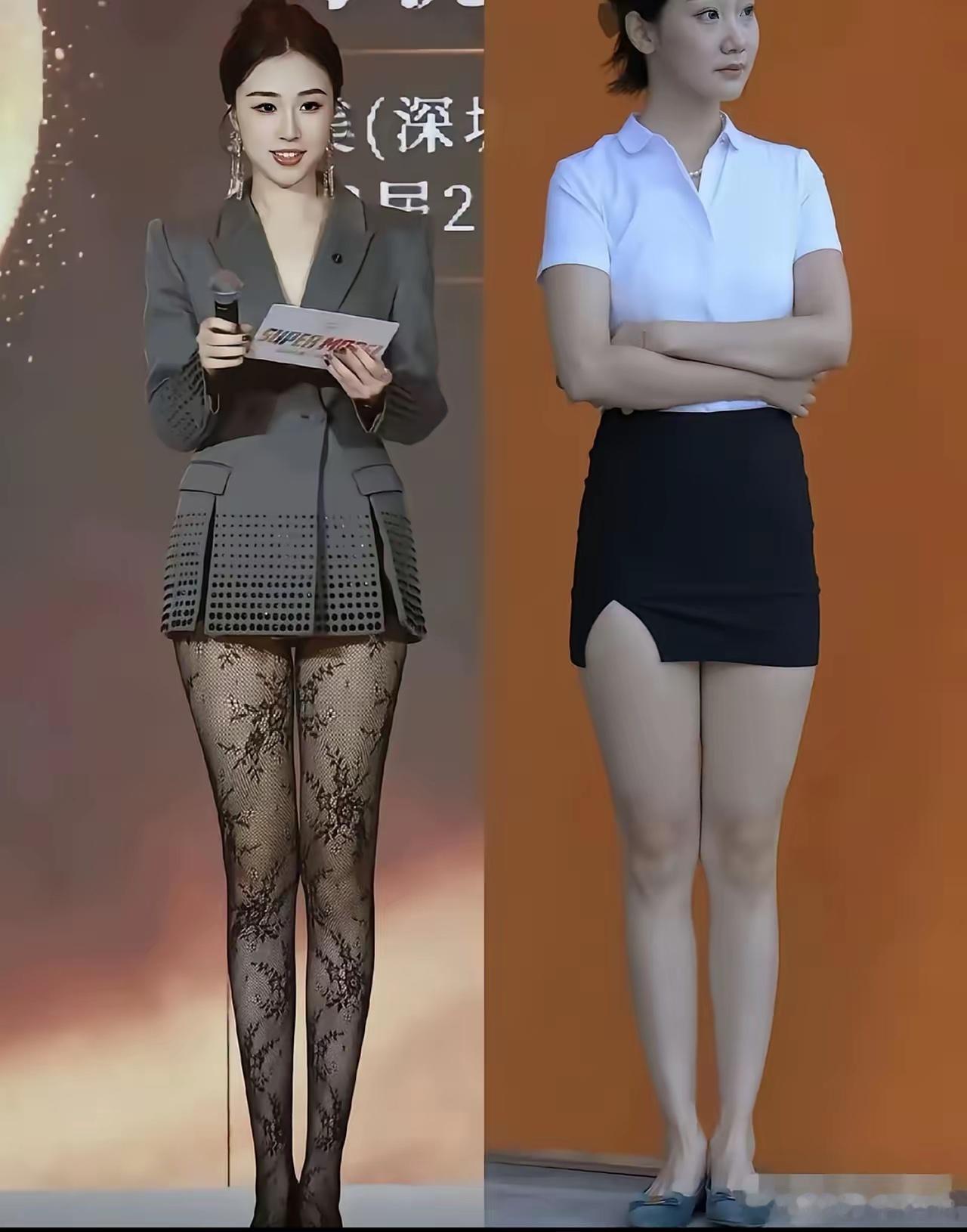 事实证明一个人的穿搭真的可以变成两个人，气质完全变了，你看看图片上的人就是，两种