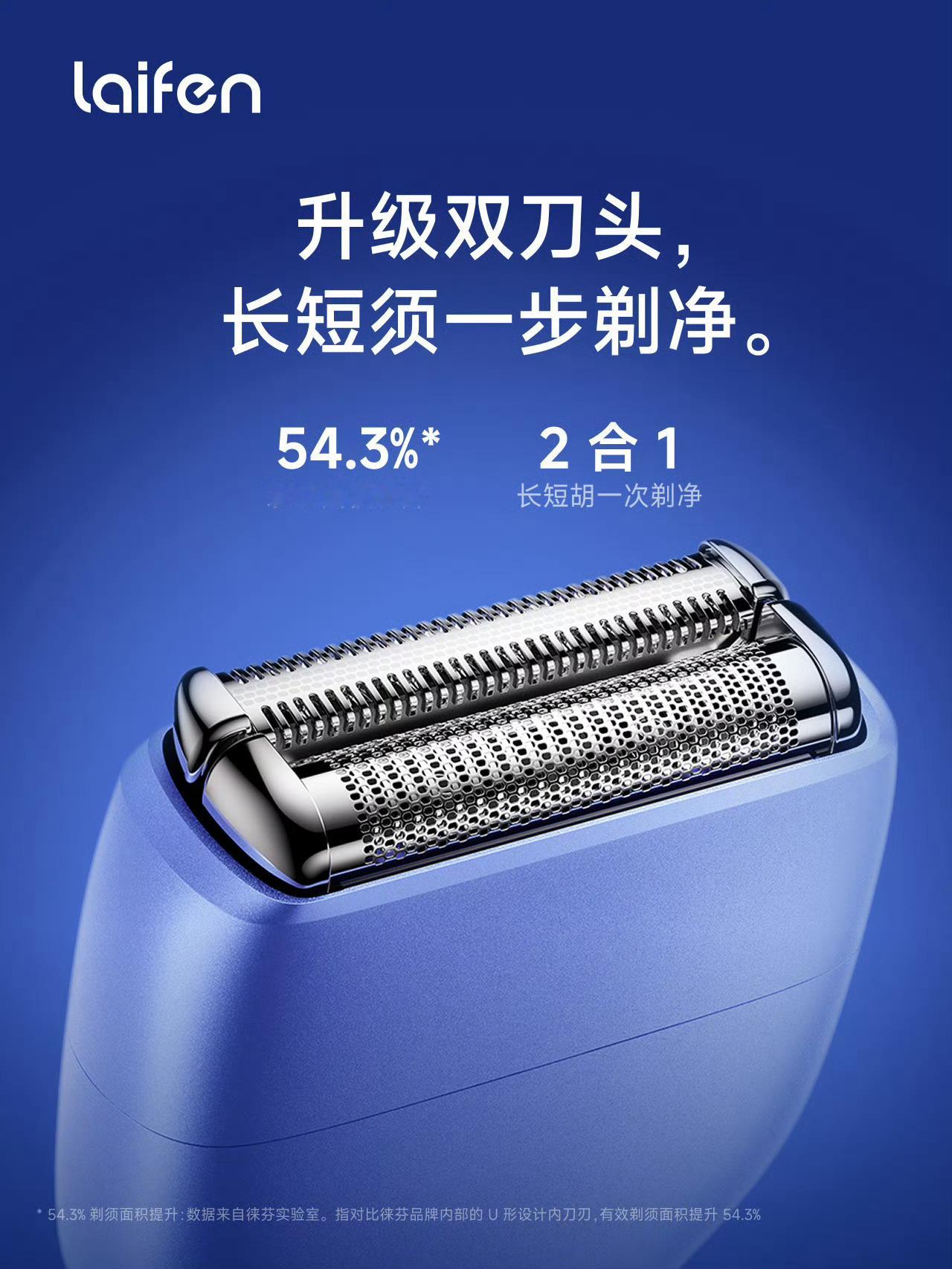 如果你喜欢长柄状剃须刀但对之前徕芬 T1 Pro 的剃须效率不太满意（那个只适合