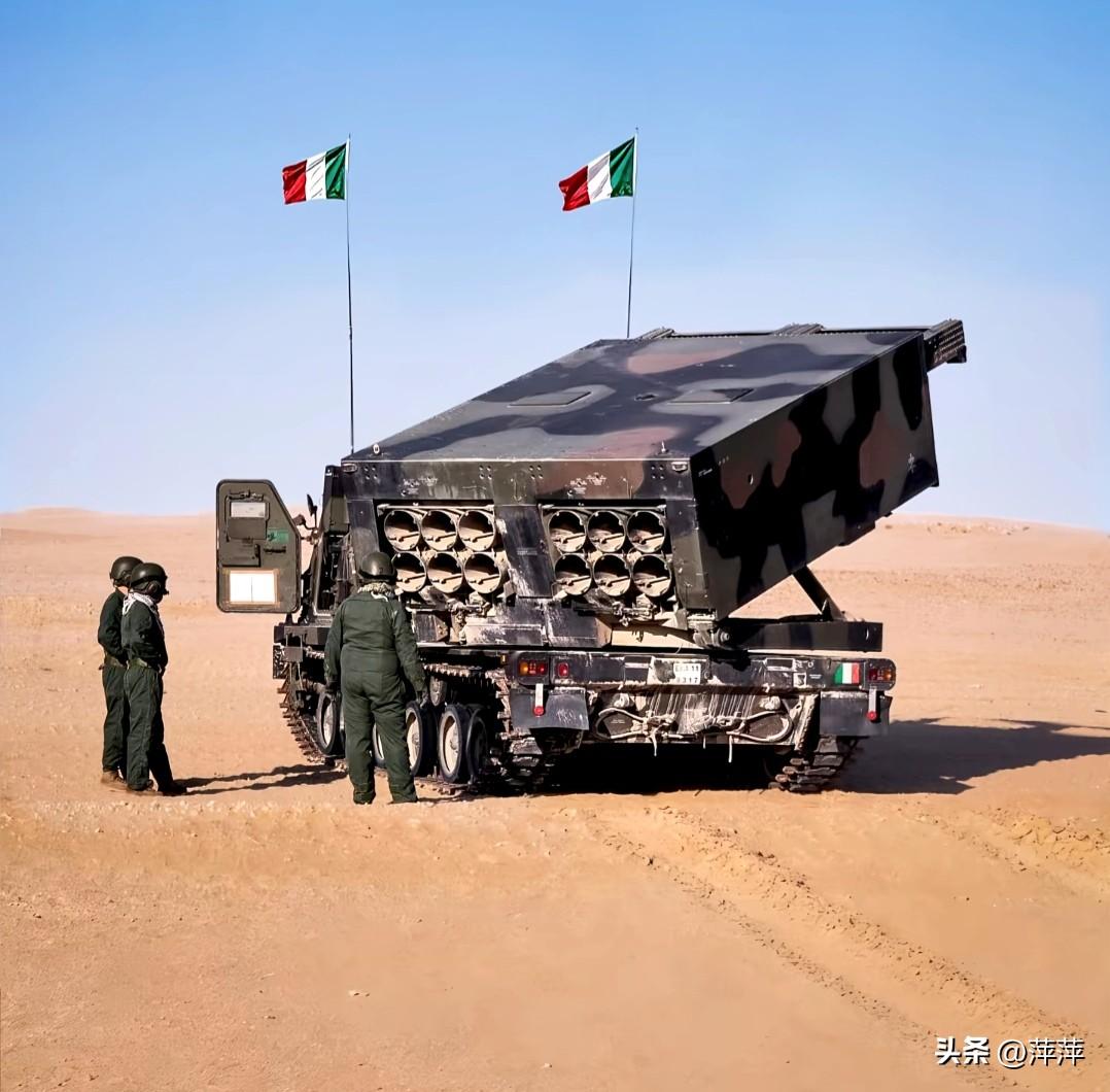 意大利陆军列装的M270多管火箭炮，这款北约联合研发的“钢雨”神器，早已在实战中