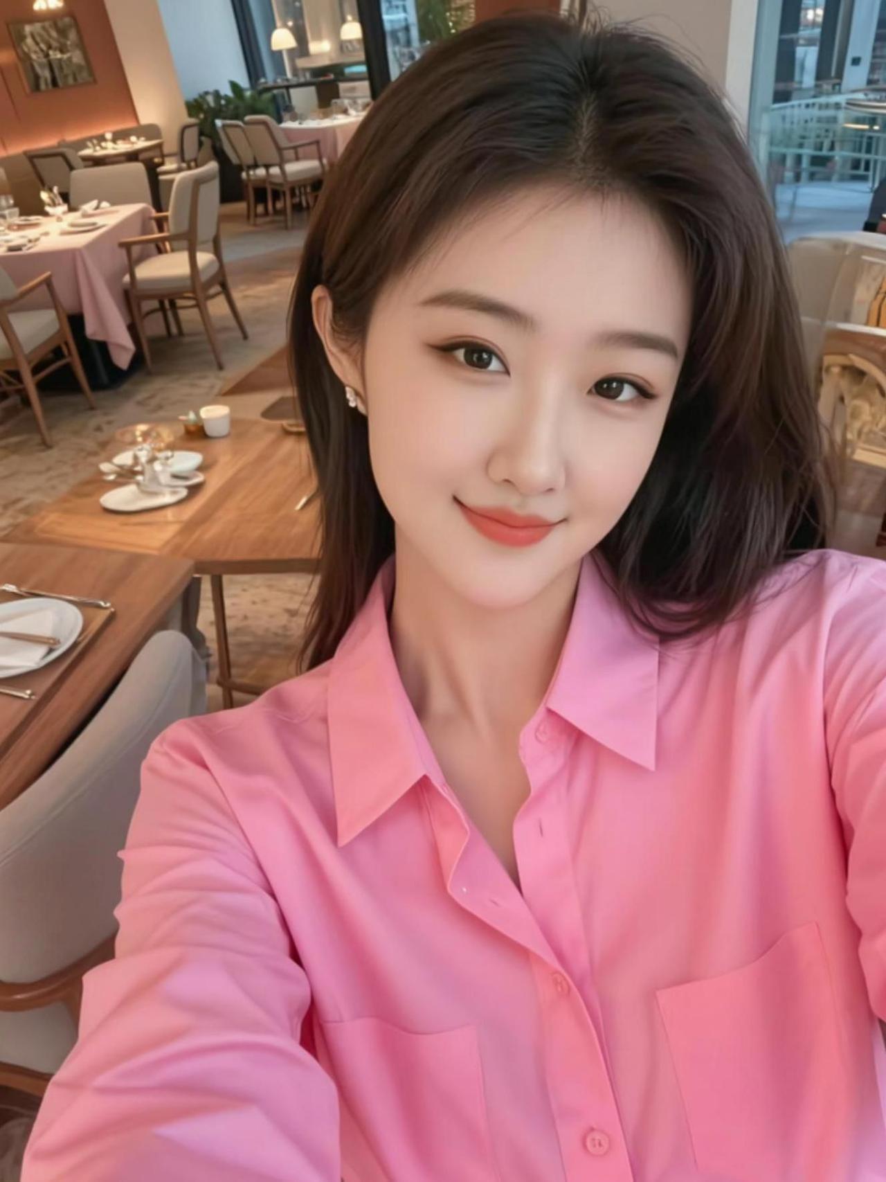 AI餐厅温馨自拍 抖音ai创作