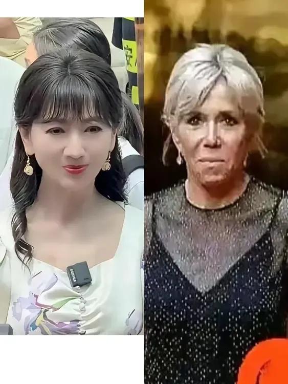 72岁布丽吉特，71岁的赵雅芝，长的太像了，特别是嘴巴，简直是一模一样，还有两个
