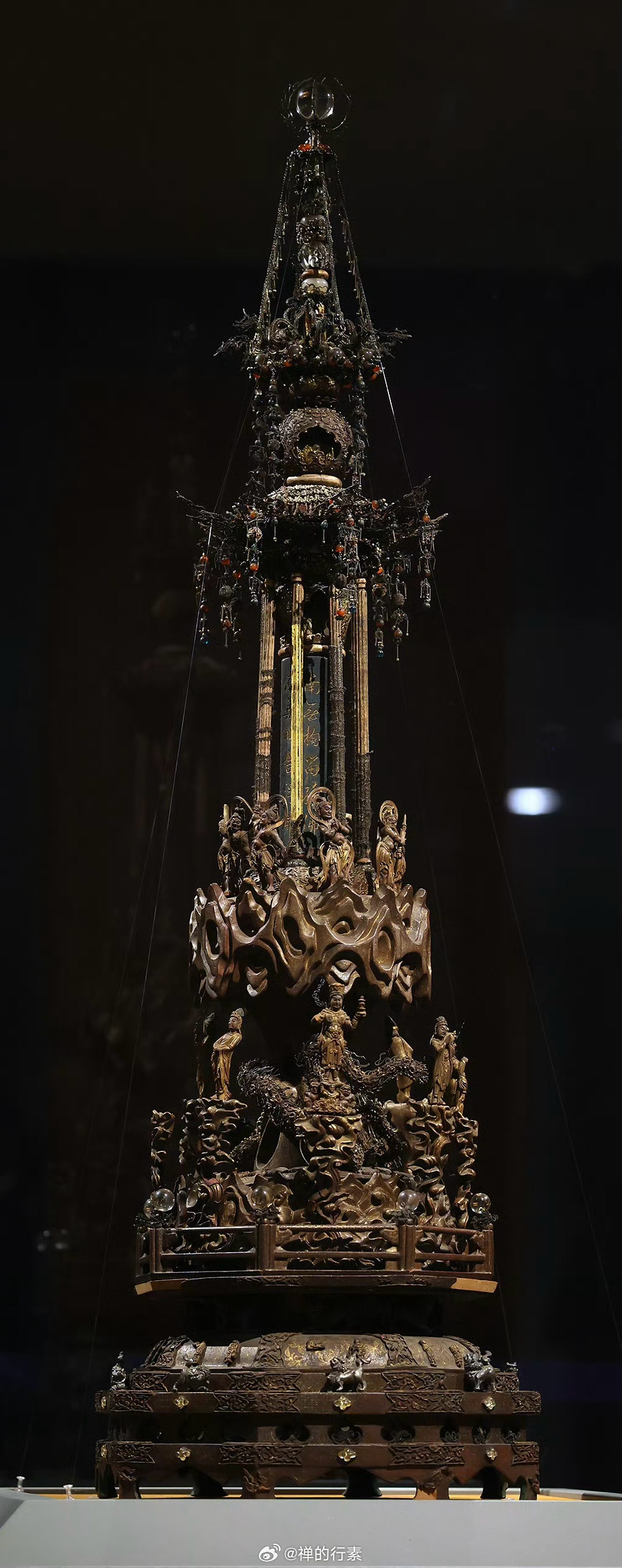 北宋大中祥符六年（1013年）真珠舍利宝幢 苏州博物馆藏 。1978年4月12日