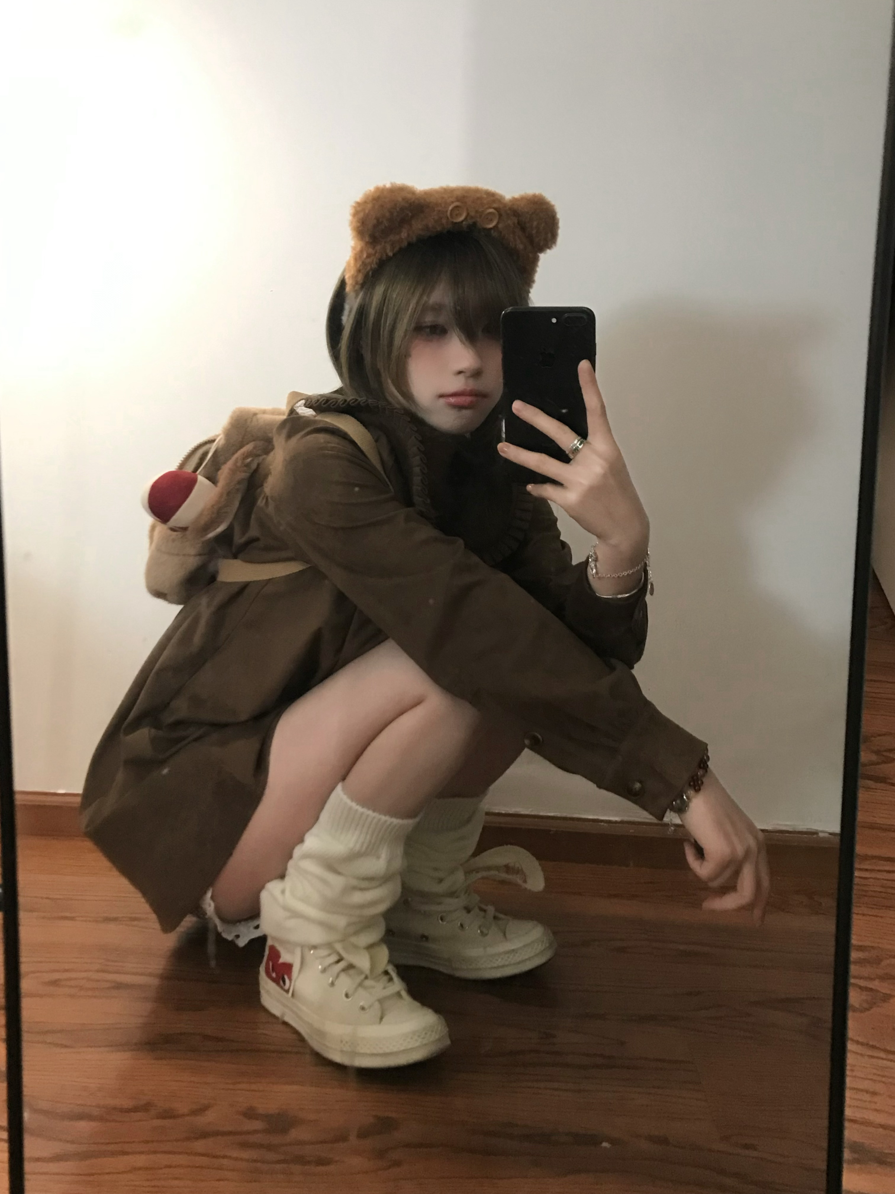 小笨熊裙子 minebethyvers打底裤 pxx 芊蝶佳腿袜 辰柚STUDI