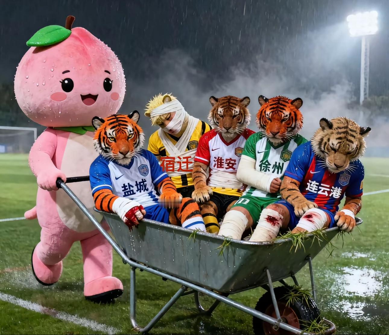 苏超联赛告别了苏北五虎……[允悲] ​​​