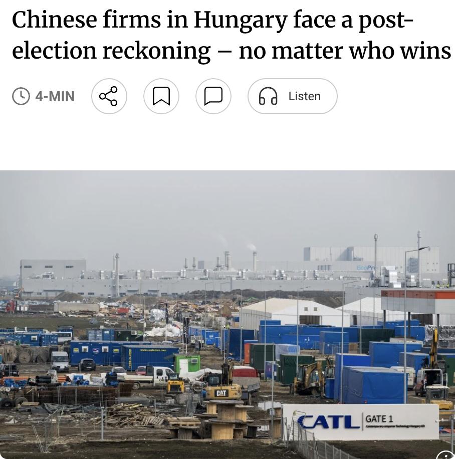 外媒：匈牙利大选前夕，在匈中企忧虑前途

匈牙利大选临近，当地华人商界人心惶惶。
