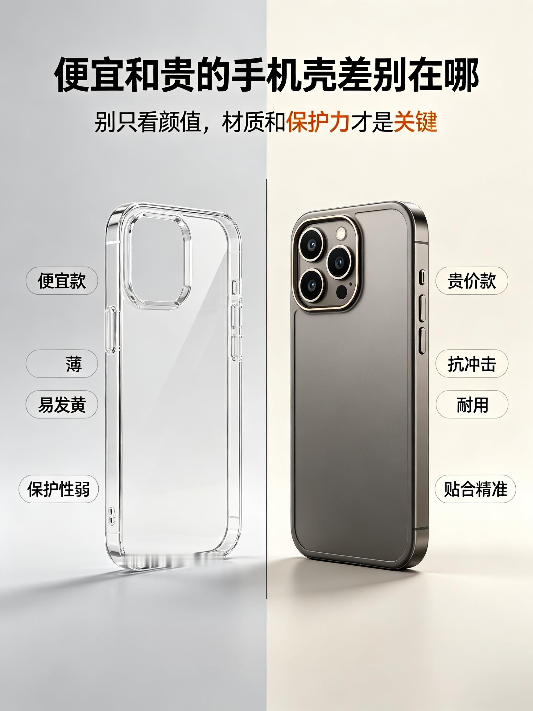 便宜和贵的手机壳差别在哪 手机壳从9块9到几百块，差价到底在哪？便宜壳多用回收废
