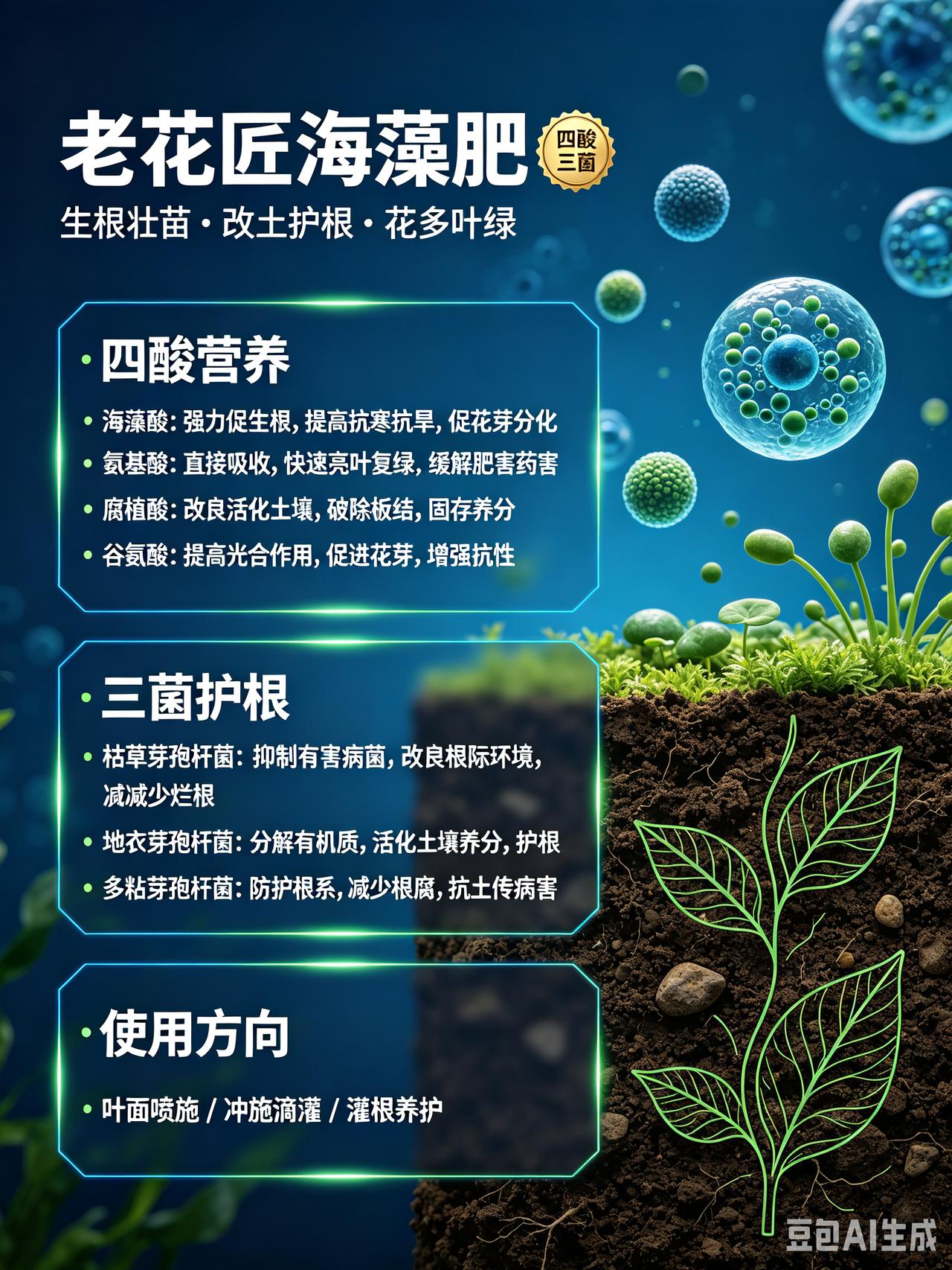月月季施肥别乱喂！这款海藻缓释肥，月季施肥痛点解决！温和不烧苗的海藻缓释肥，底肥