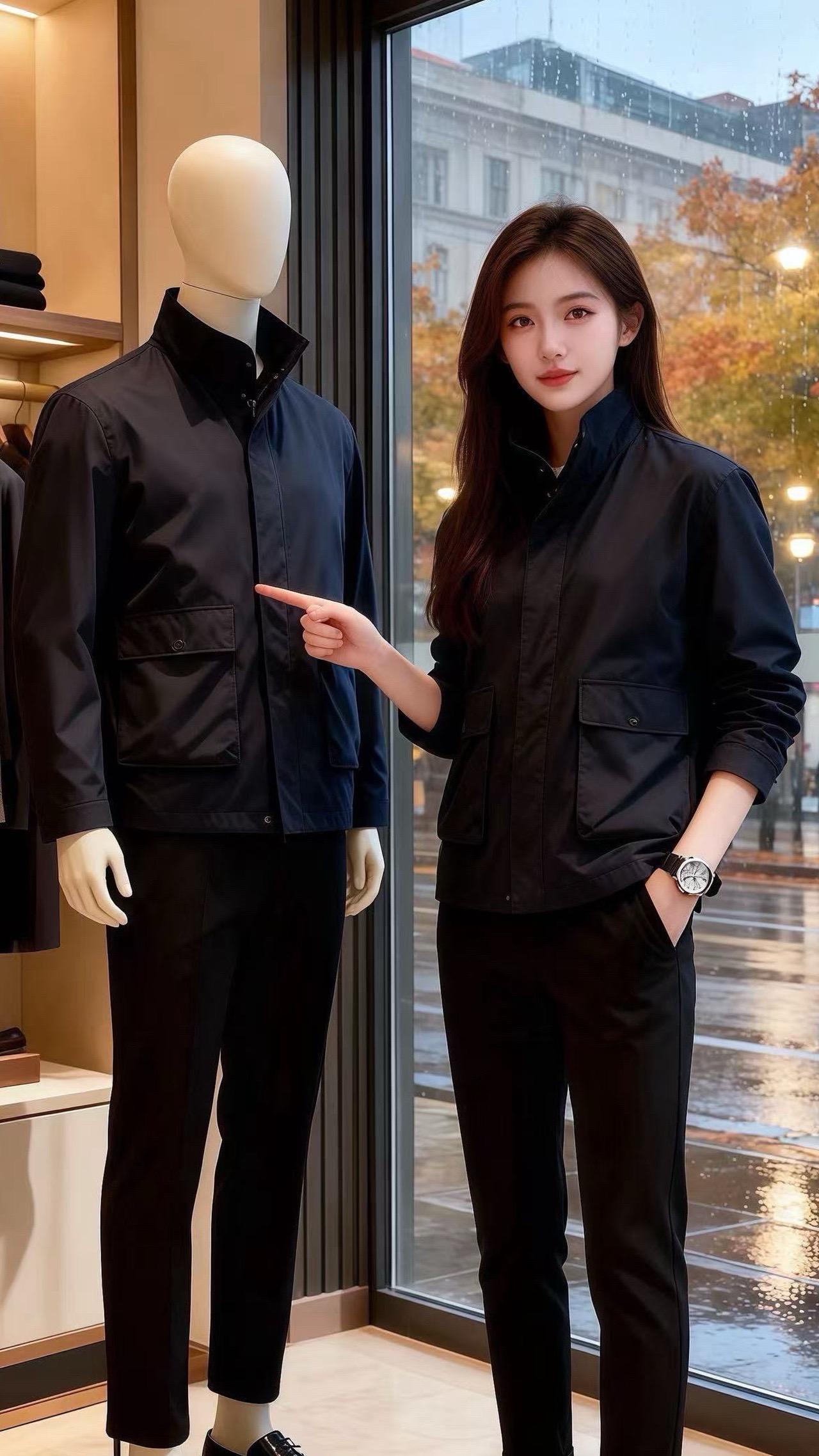 雨丝裹着秋意贴在咖啡馆玻璃上，许妍倚着窗边翻杂志，藏青外套的质感像浸了...