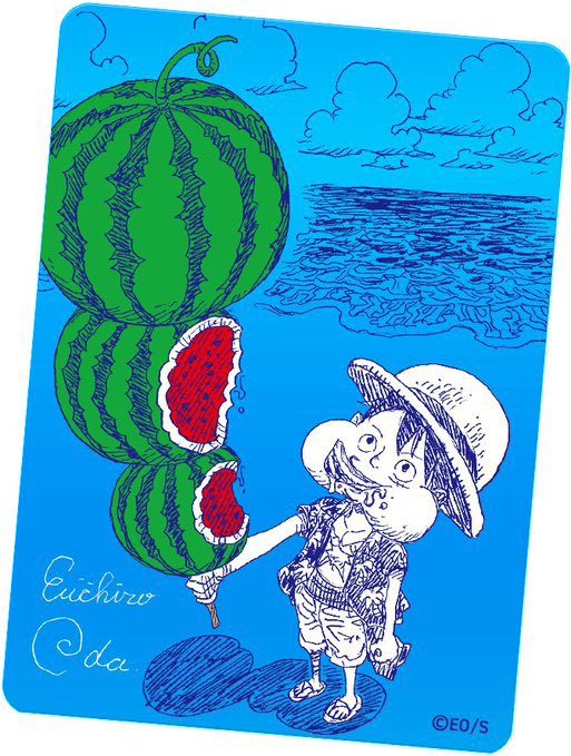 这个特典好萌，西瓜糖葫芦式，还得是路宝会吃海贼王海贼王