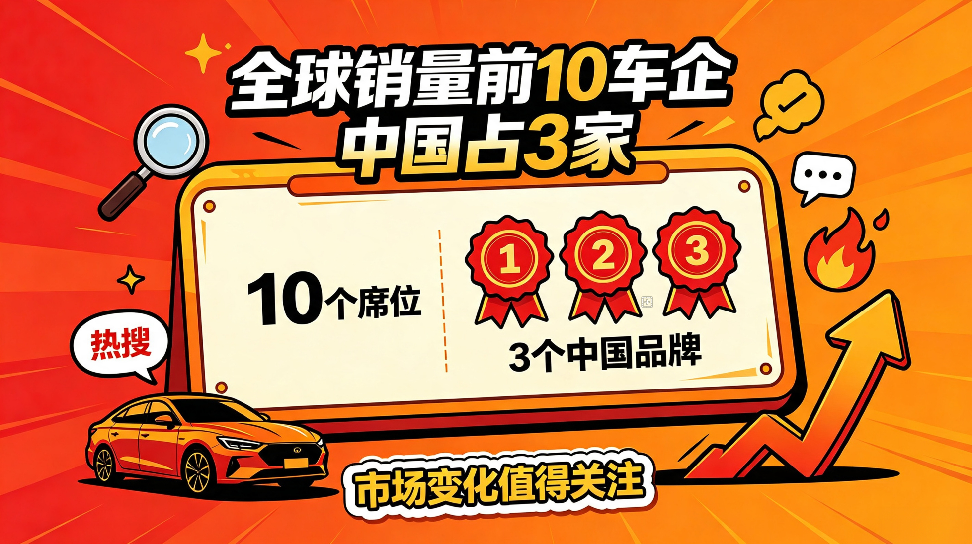 全球销量前10车企中国占3家 2016年，那年车展上，国产车展台空荡荡，合资品牌