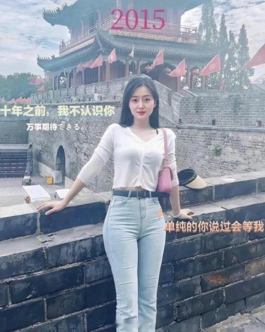 女大十八变啊，差别很大啊，更漂亮了。