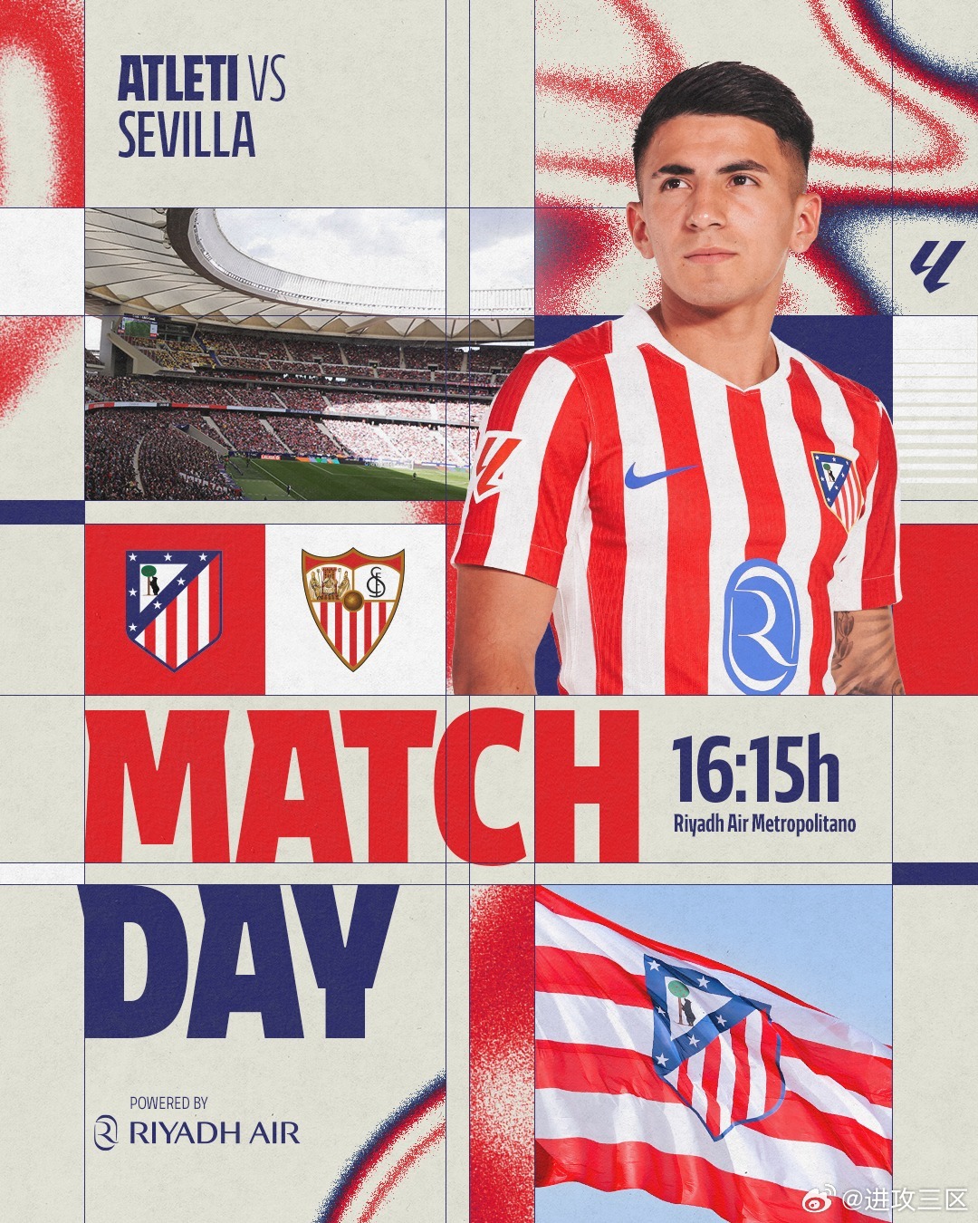 本周咪咕解说：马德里竞技vs塞维利亚克雷莫内塞vs尤文图斯 ​​​