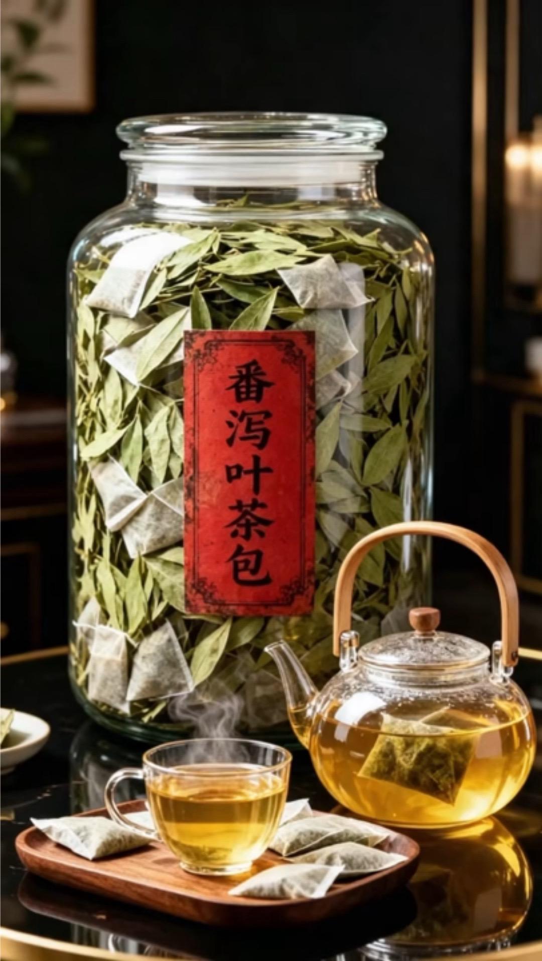 番泻叶好茶上厕所 喝茶