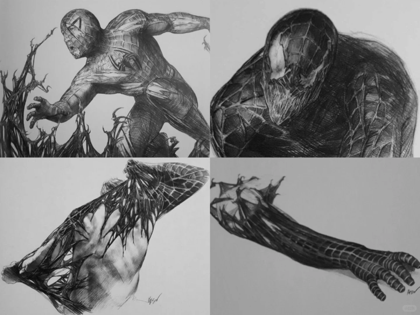 🕷托比·马奎尔《蜘蛛侠3》概念艺术图