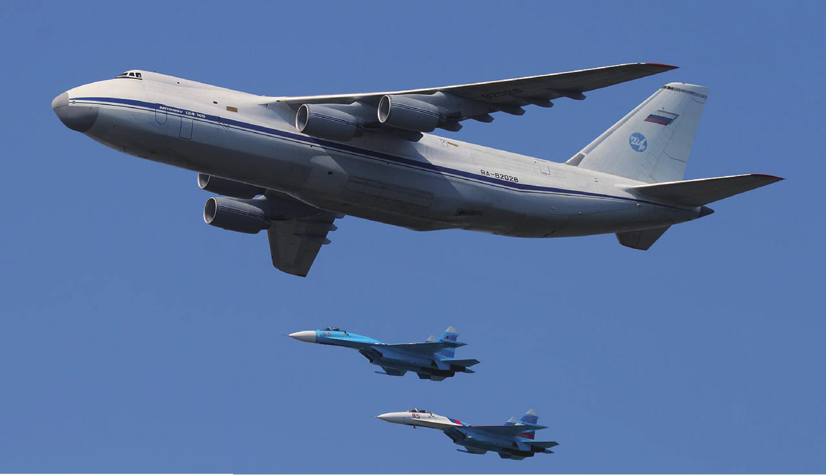 每天认识一件兵器 安-124“鲁斯兰”运输机［苏］机长：68.96米翼展：73.