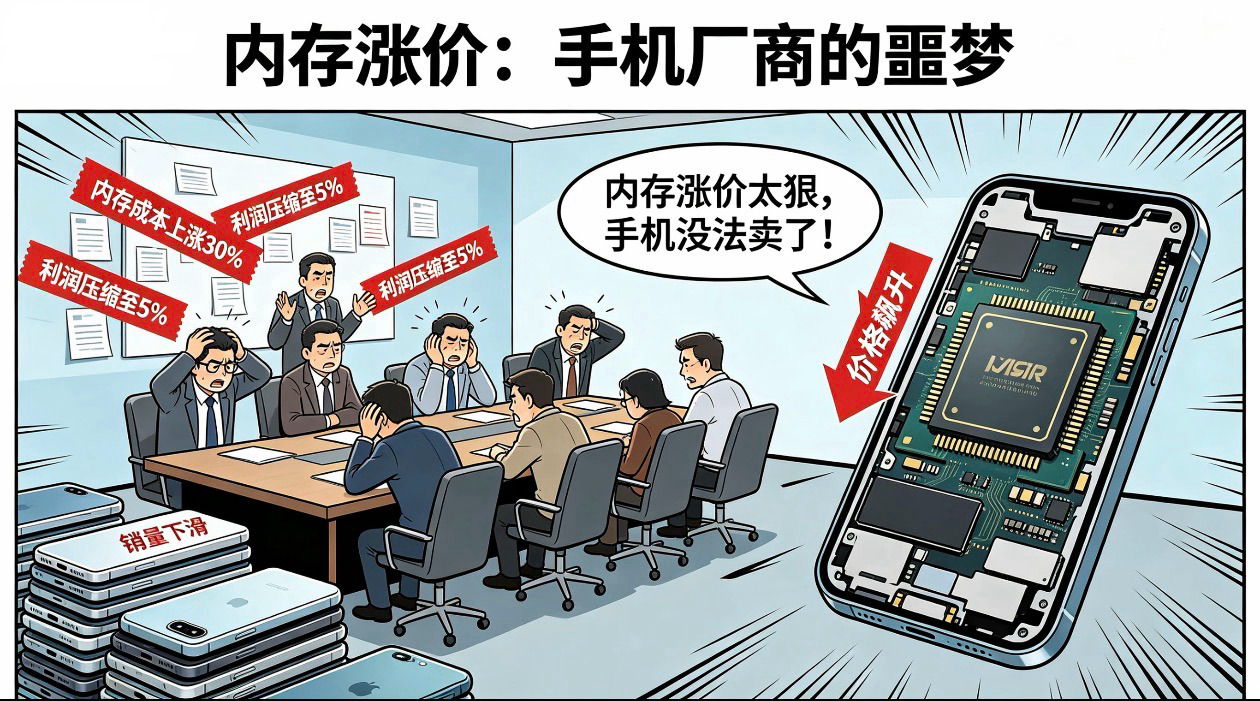 内存涨价这一波影响手机厂商基本给出了两种方案一种是降低配置不涨价另一种是提升配置
