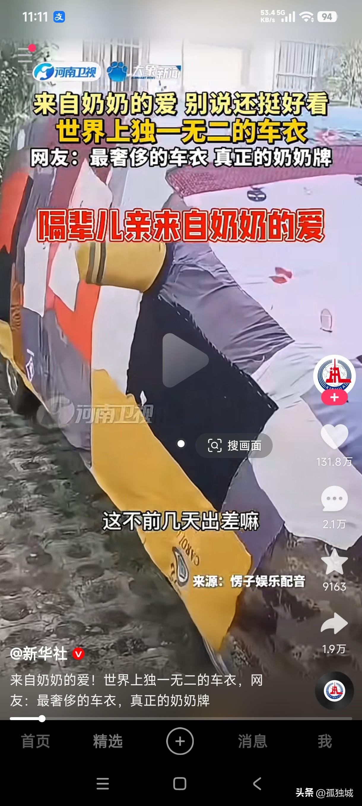 最奢侈的车衣源自奶奶牌！
全世界独一无二的车衣哪个车主看了不羡慕，这件奶奶牌的车