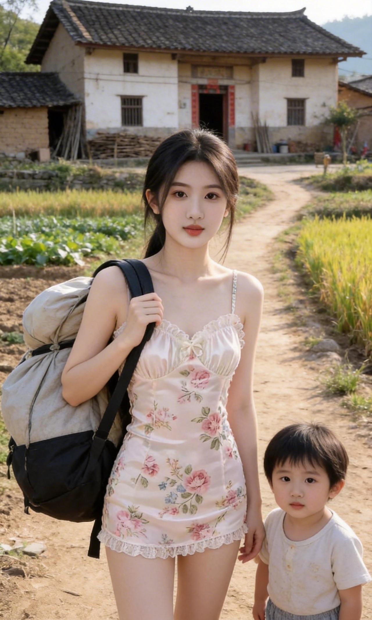 不是不想留，是生活推着走。
带着你打工，苦是我的，甜是你的。
只要你在，哪里都是