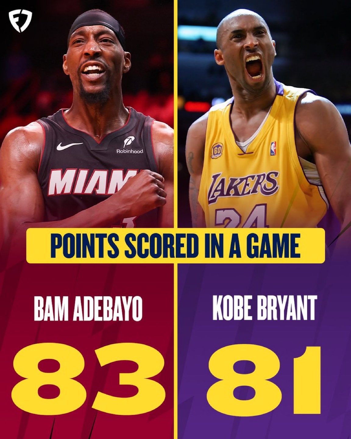 作为科蜜我看到阿德巴约打破科比的81分，我真觉得这没什么，也没什么好生气的，因为