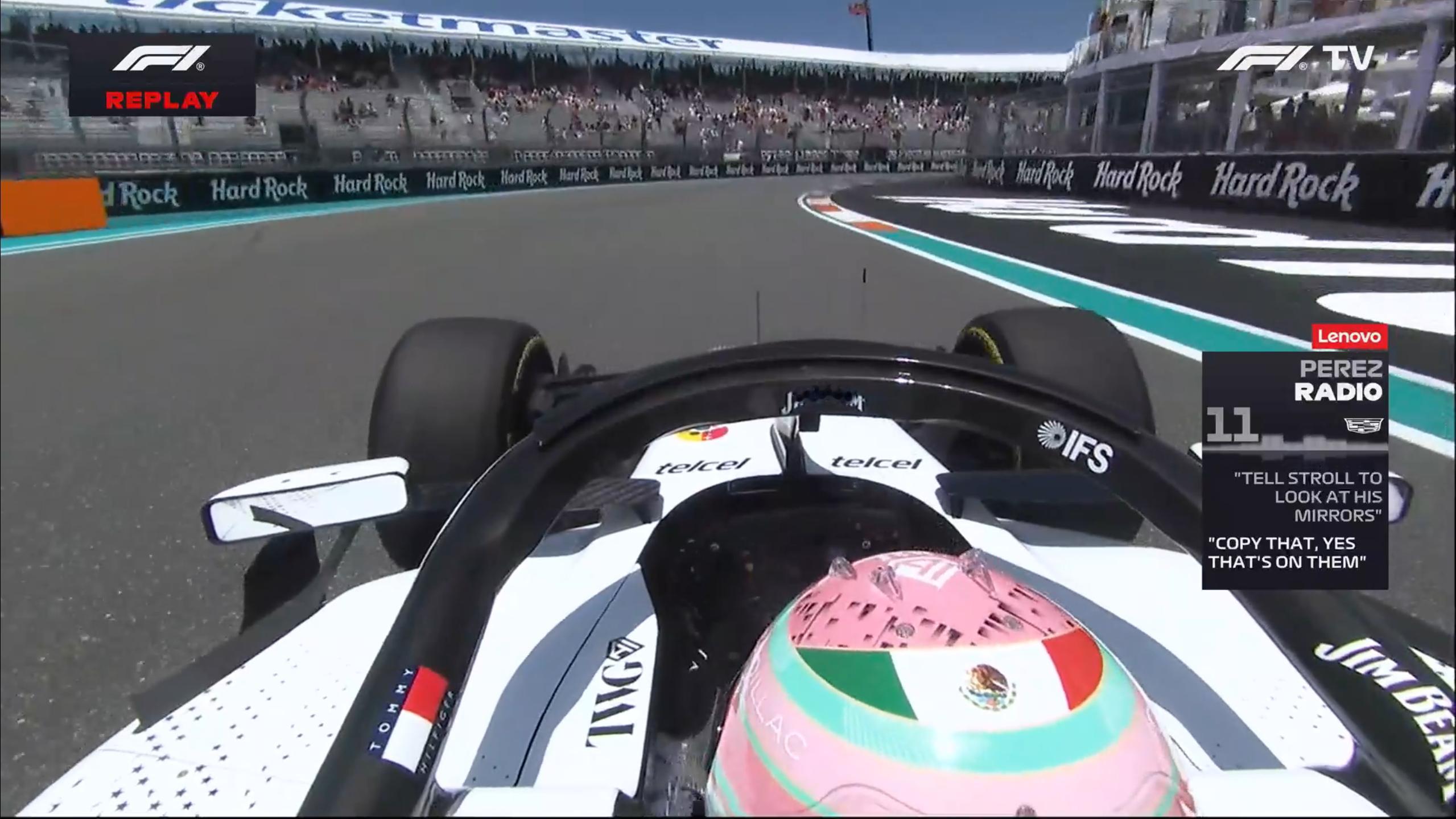 佩雷兹：告诉少爷让他看下后视镜F12026F1迈阿密大奖赛