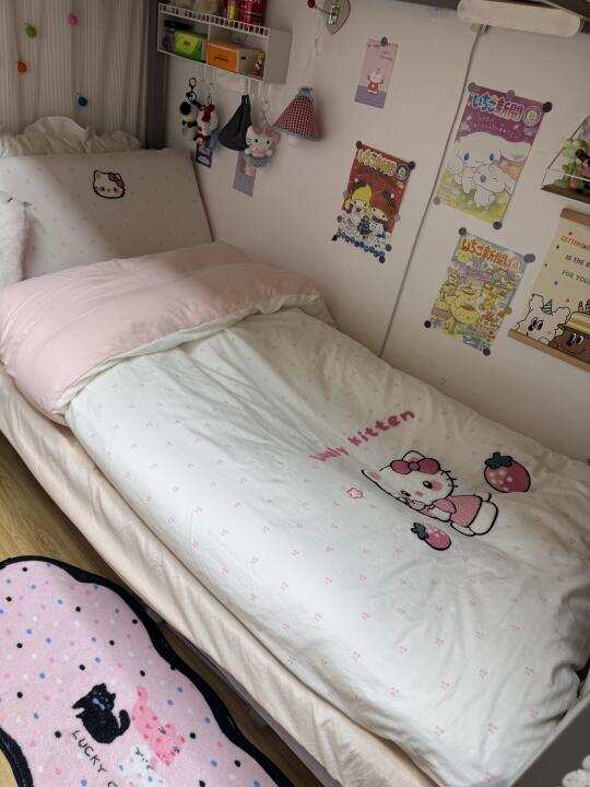 女大学生的宿舍小床！