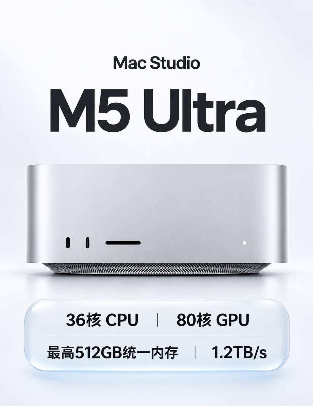 10万元的M5 Ultra，谁需要？
Mac Studio M5 Ultra首批