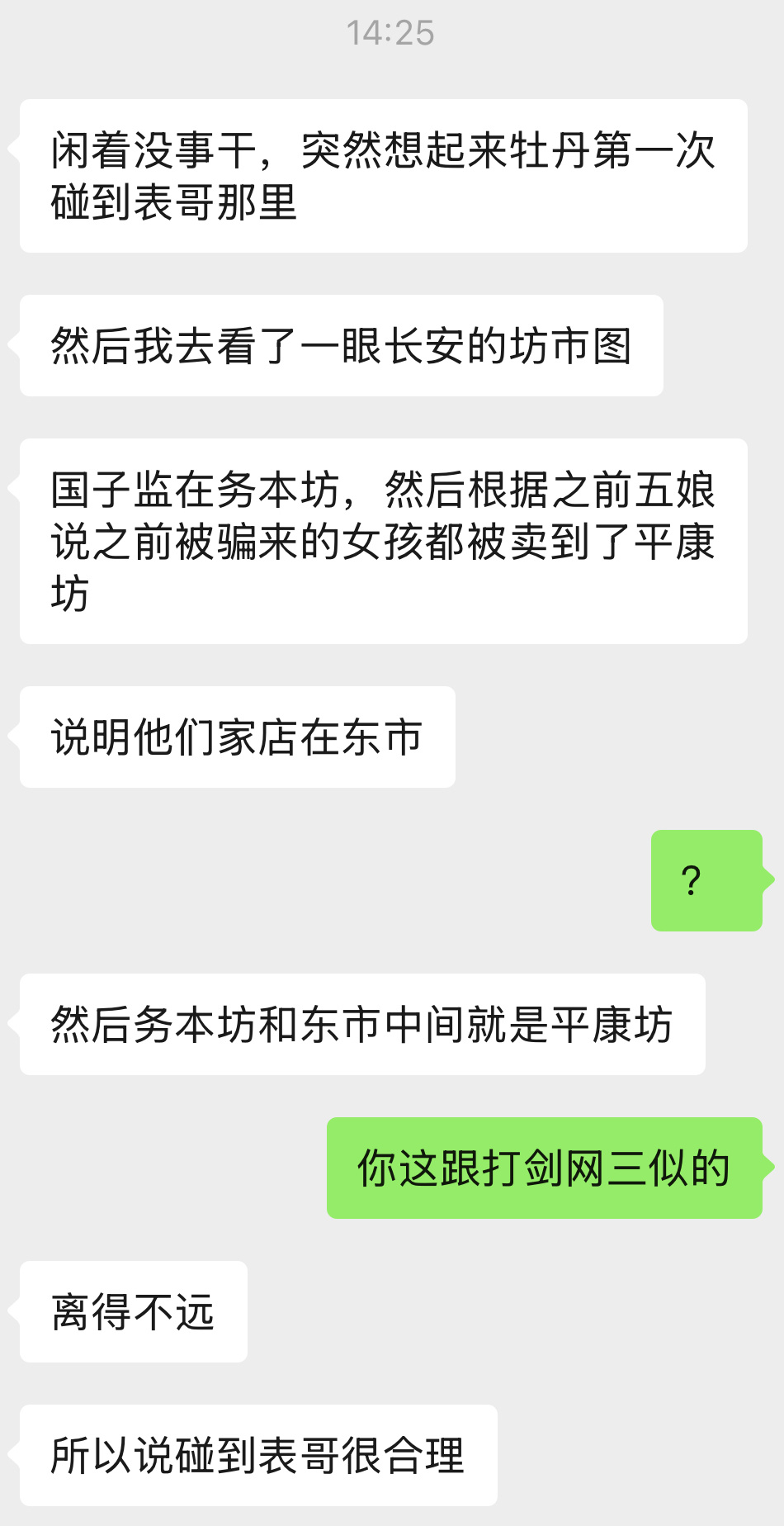 国色芳华的剧粉不语只是一味研究长安的坊市图（再不多更点 就要闲出毛病了[二哈]）