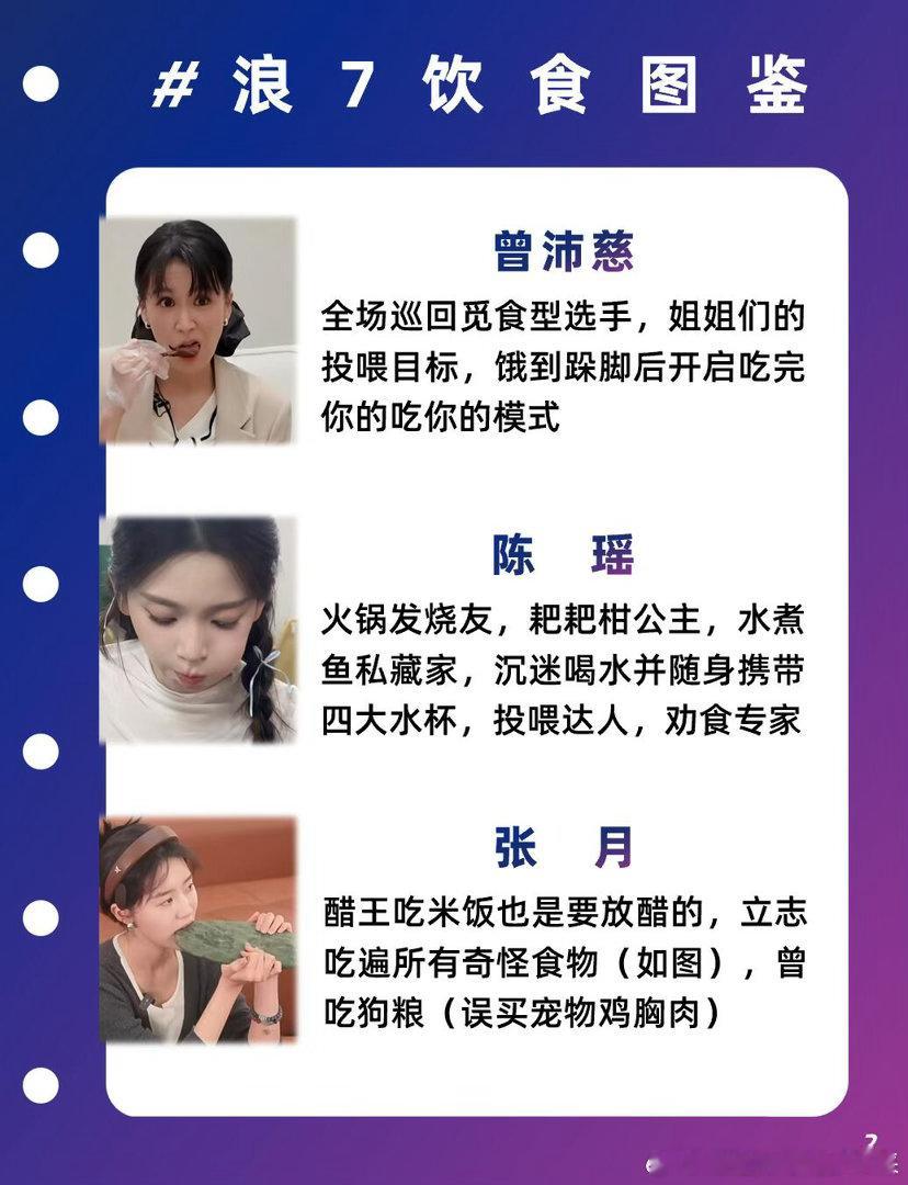 姐姐们的饮食（人格）图鉴🥣乘风2026｜乘风破浪的姐姐