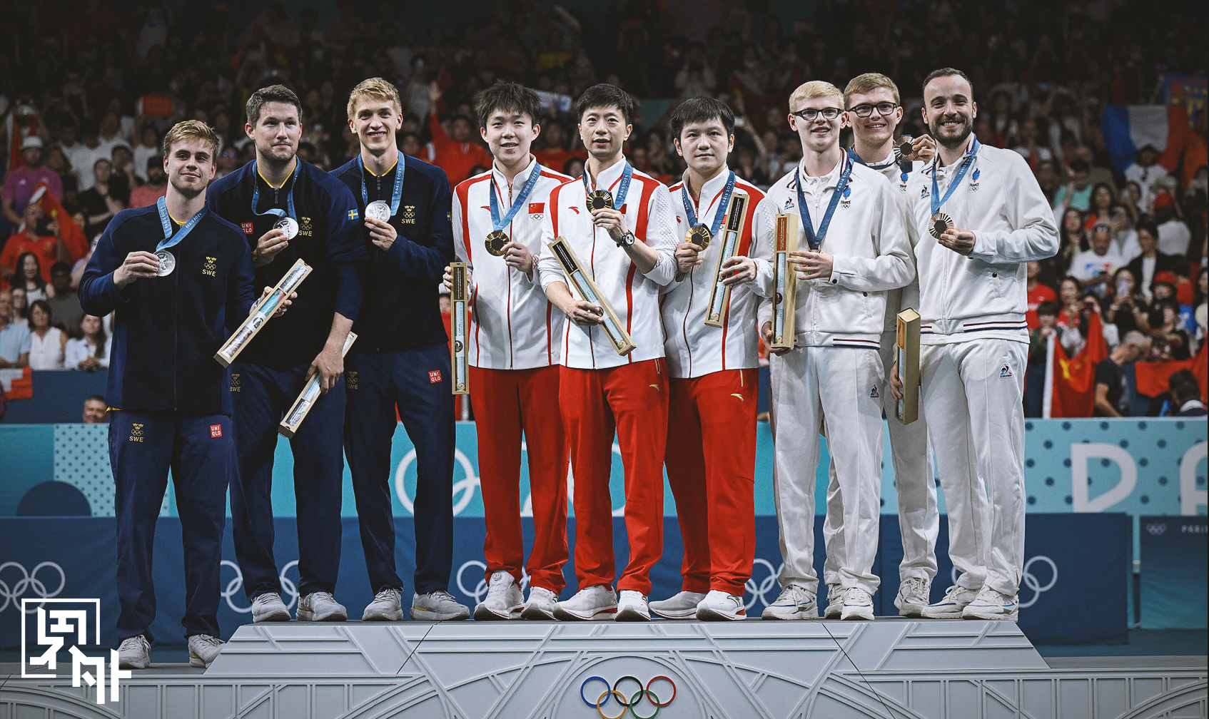#中国男乒奥运五连冠# 大心脏是强者的必备素养，五连冠是中国男乒的无上荣耀！20