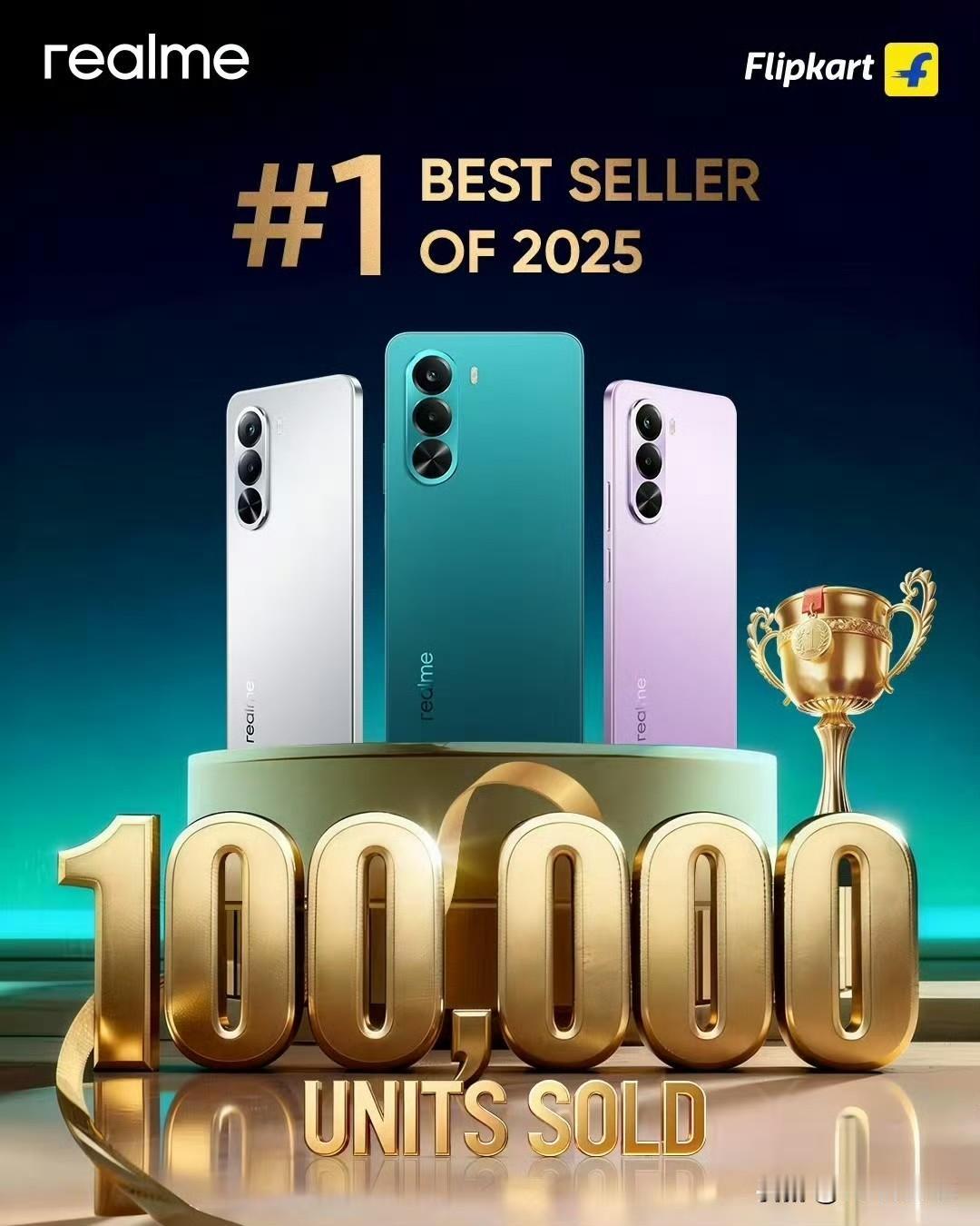 来看看真我在海外的爆款，realme P4x 5G，1 小时卖了 10 万台。