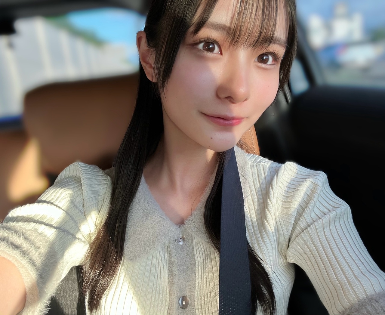 中川智尋「最近のちひろです🍃ハーフアップしたの、合宿ぶりかもしれない！この日久
