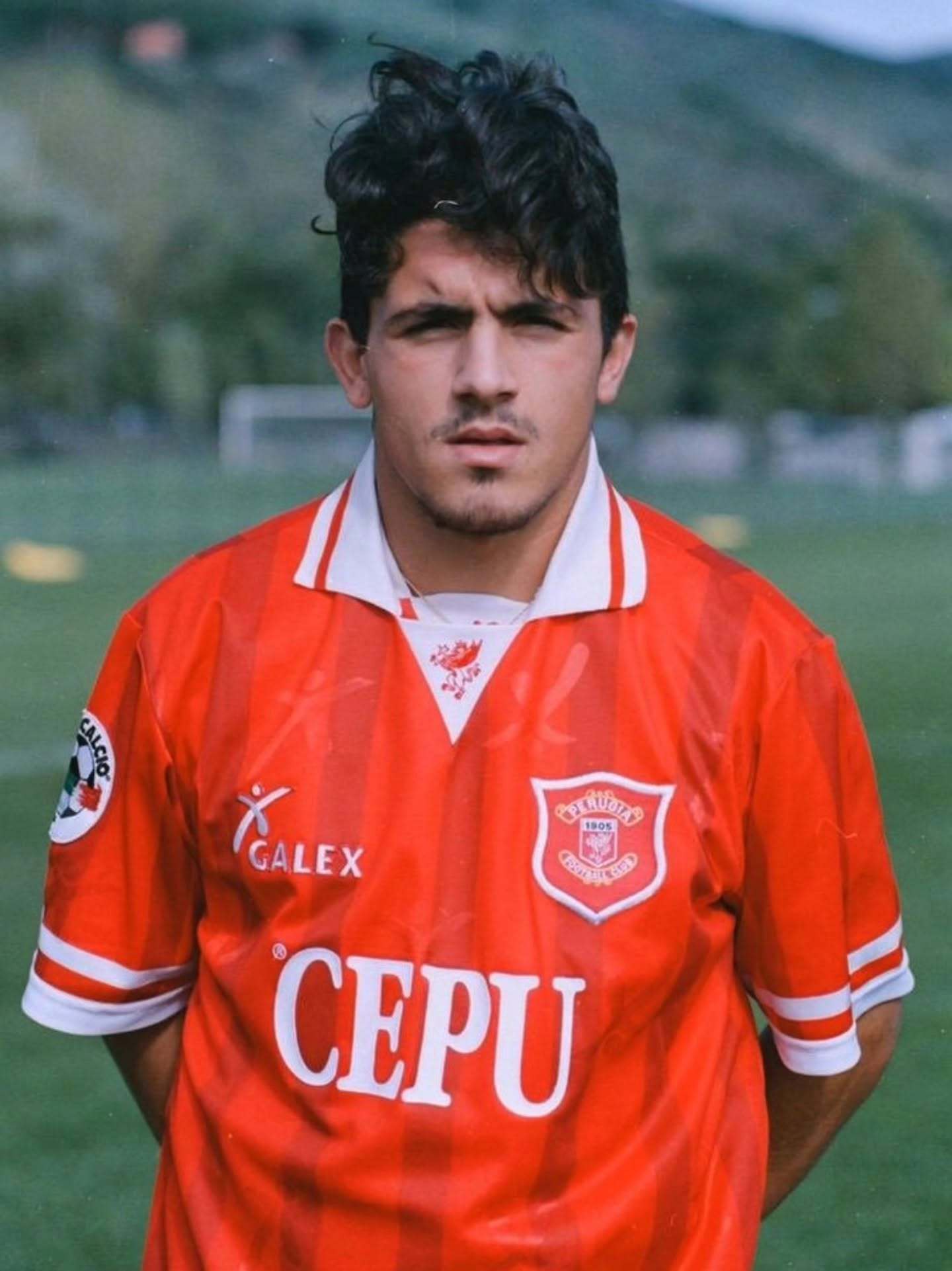 【老照片】 Rino Gattuso x Perugia.🇮🇹ac米兰名宿 