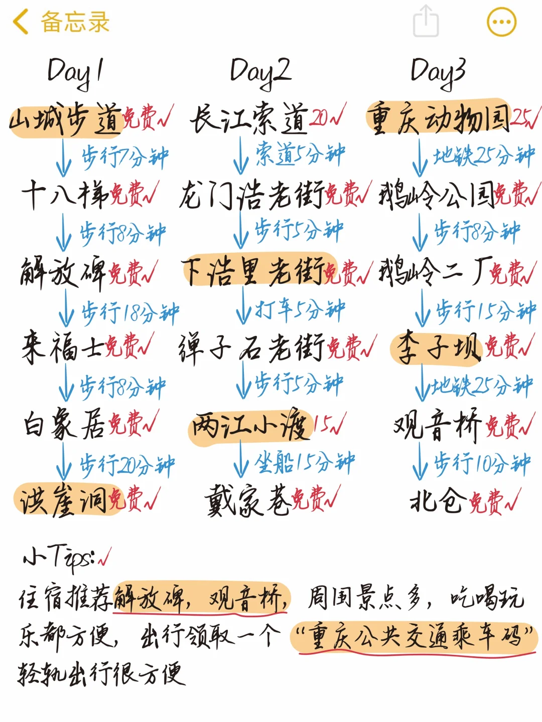 三刷重庆！附旅游路线➕景点玩法➕避雷指南