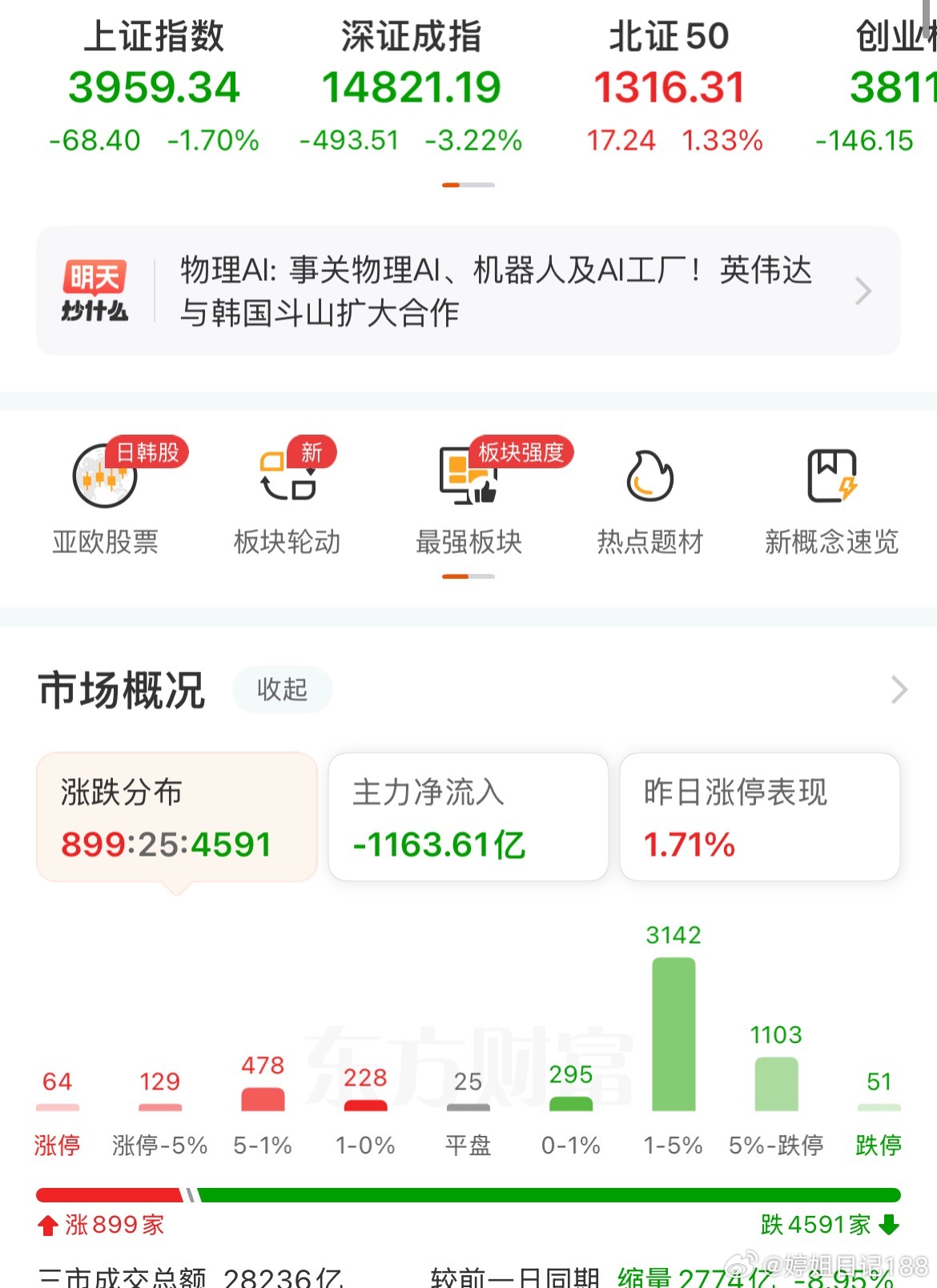 又是一片哀嚎的一天 