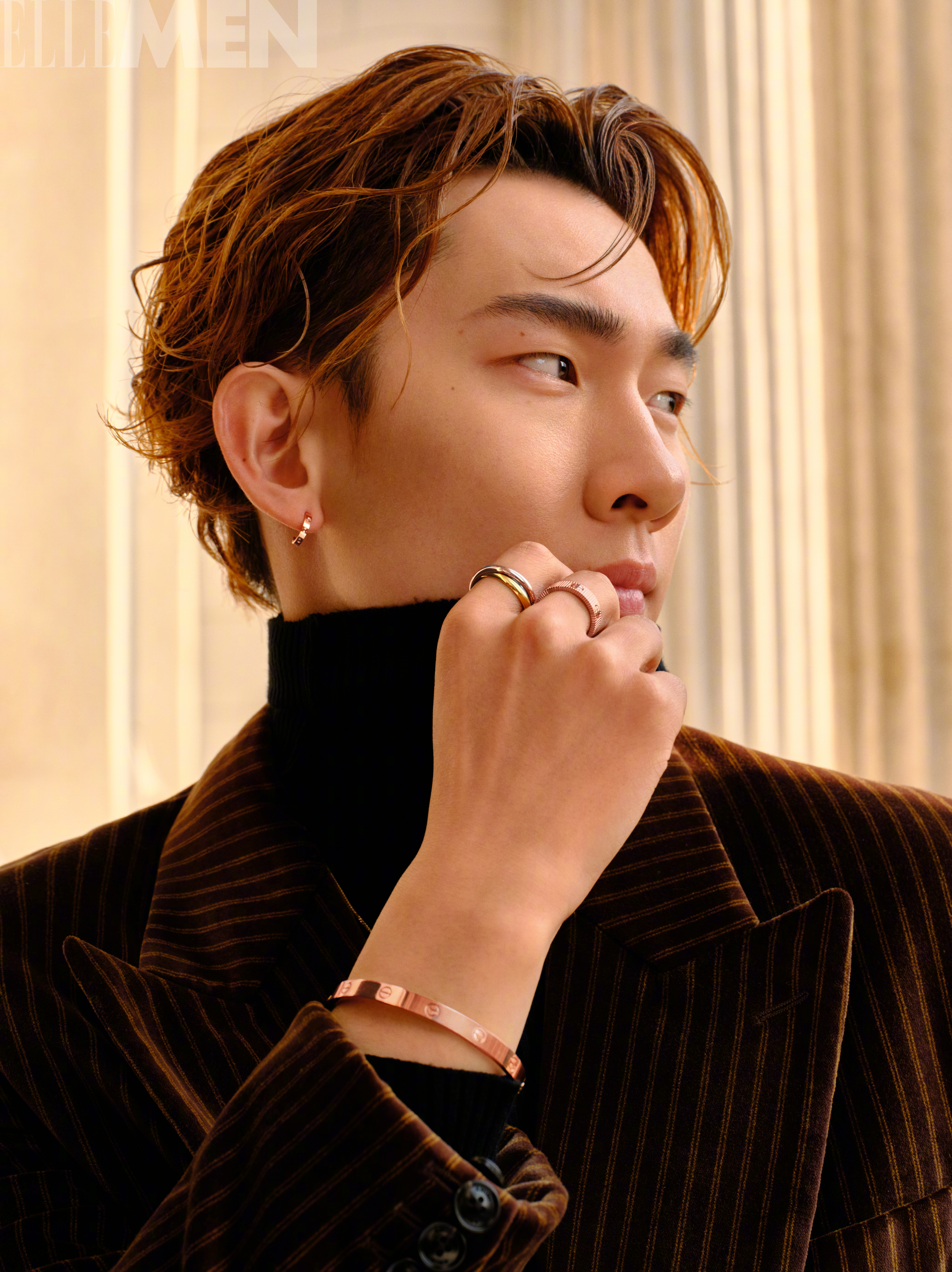 苏翊鸣 ELLEMEN 四月刊封面人物，冬奥夺冠归来的首封，LV + Carti