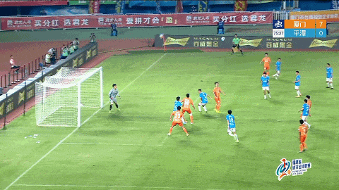 闽超开赛以来最大的比分差出来了
厦门队主场以：厦门7：0平潭（厦门队大胜）结束。
