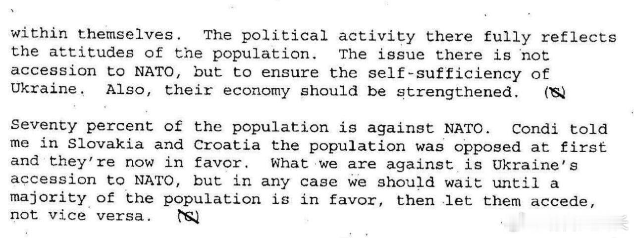 美国国家安全档案馆网站公布了2001年与2008年普京与布什谈话的逐字记录：🔻