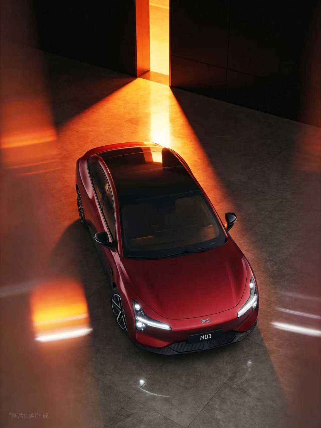 小鹏MONA官方改色车厘子红即将上线，支持积分兑换，用的是质量不错的改色膜，贴合