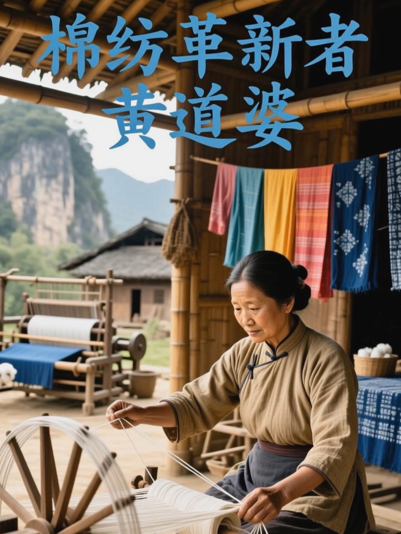 黄道婆革新棉纺织技术后，松江地区棉纺织业爆发式发展，棉布产量、质量双升，成为元朝