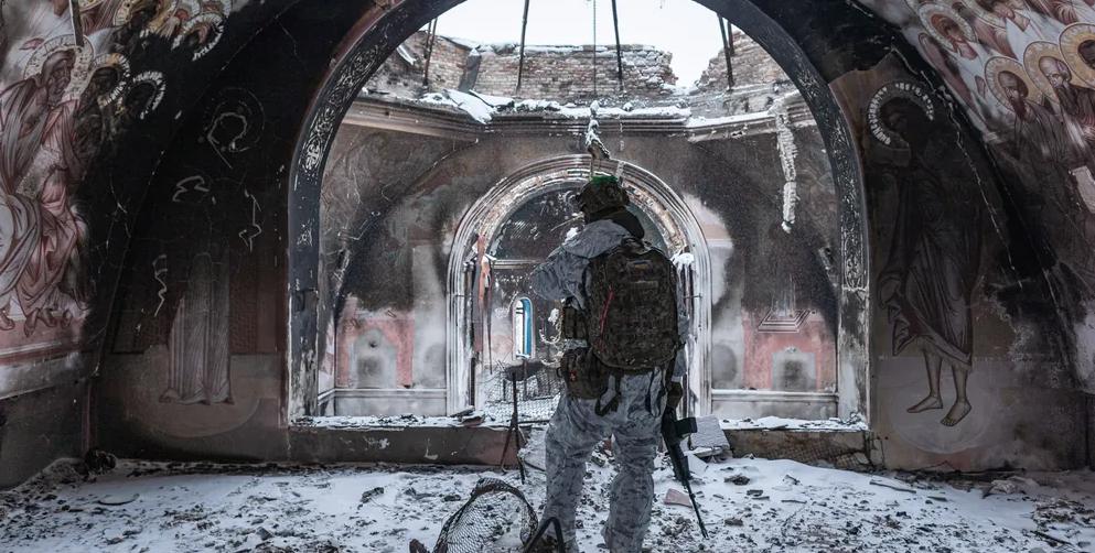 图文：冬季的到来让俄军在乌东地区的推进举步维艰    去年付出40万伤亡代价仅占