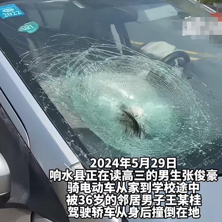 江苏一高三学生骑电动车被邻居开车故意从身后撞飞，抢救一年后身亡。24年高考前，学