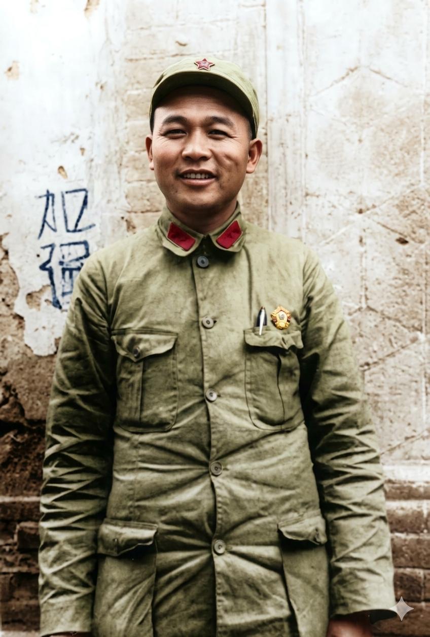 这张照片中的人是徐海东大将，这是他在1938年于延安拍摄的珍贵留影。
徐海东他身