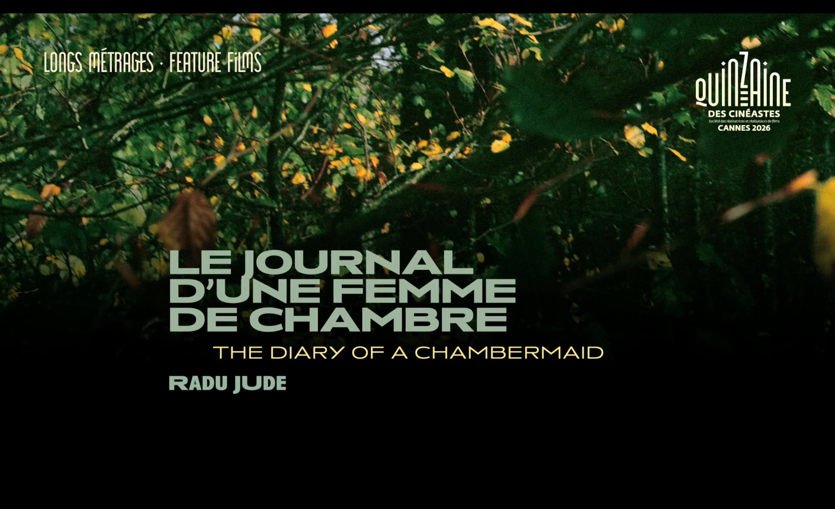 拉杜·裘德新片《女仆日记》，入选戛纳电影节 平行单元导演双周！ 
