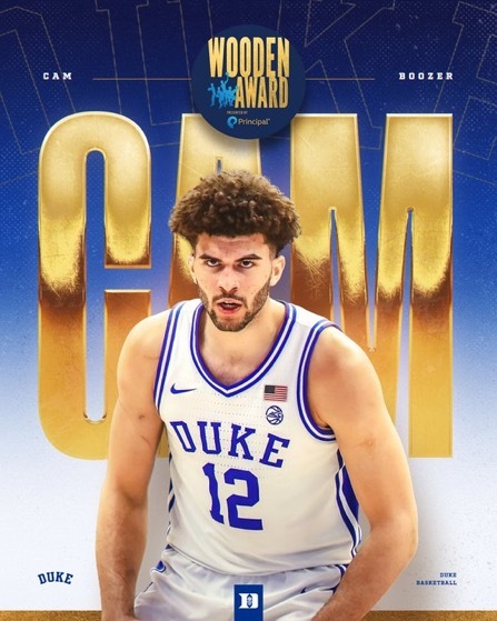 杜克男篮  又又又一次恭喜Cam（眼睛还是去看看吧） 