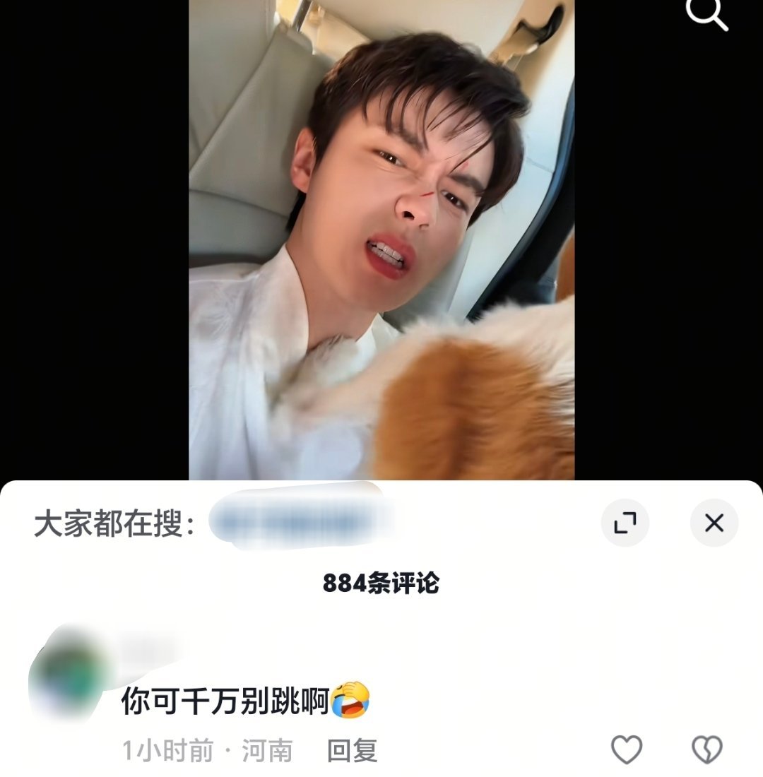 于朦胧，现在翟子路的评论区都有粉丝喊：你可千万别跳！翟子路目前资源咋样？ ​​​