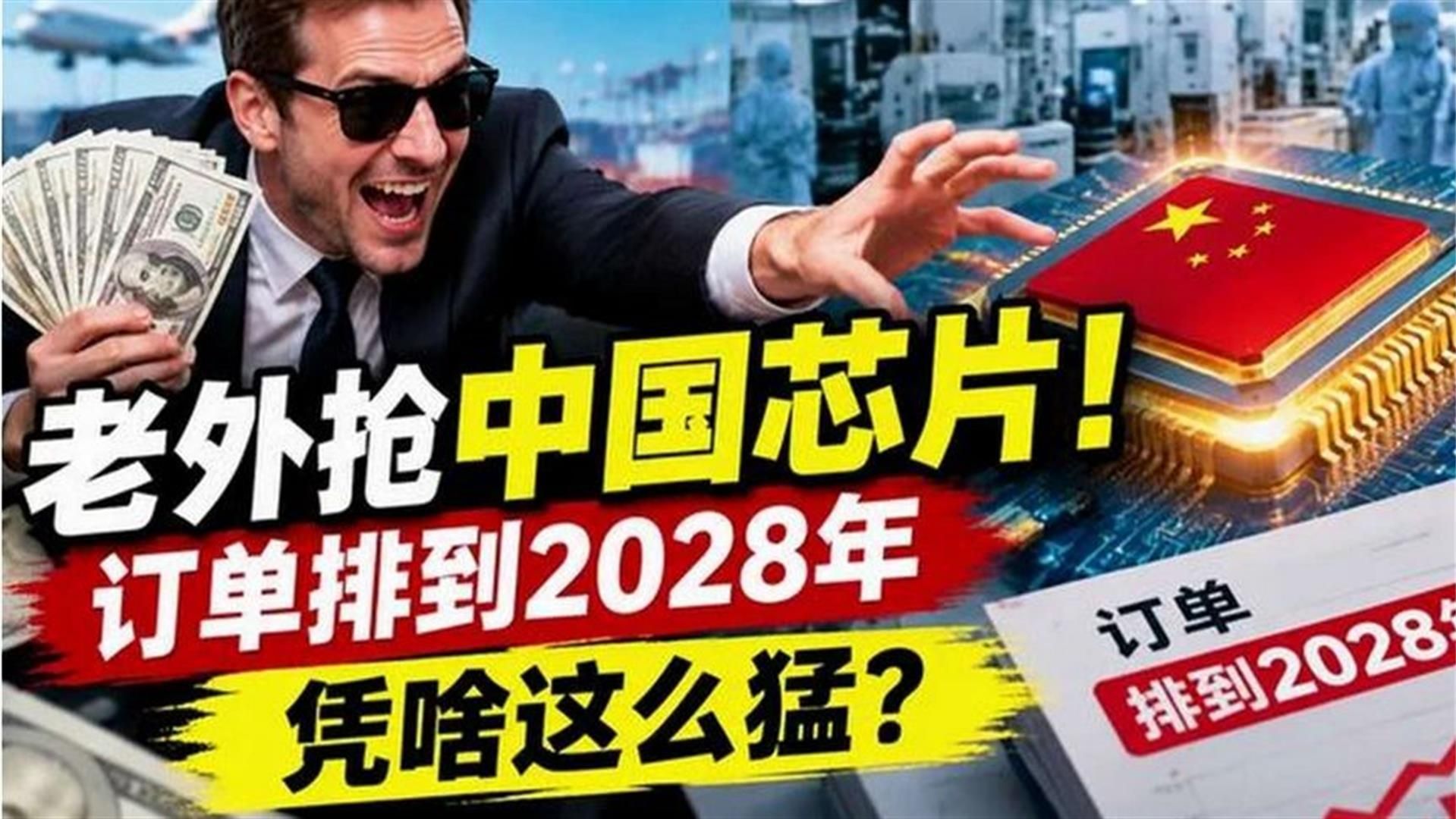 老外拎现金抢中国芯片！订单排到2028年凭啥这么猛