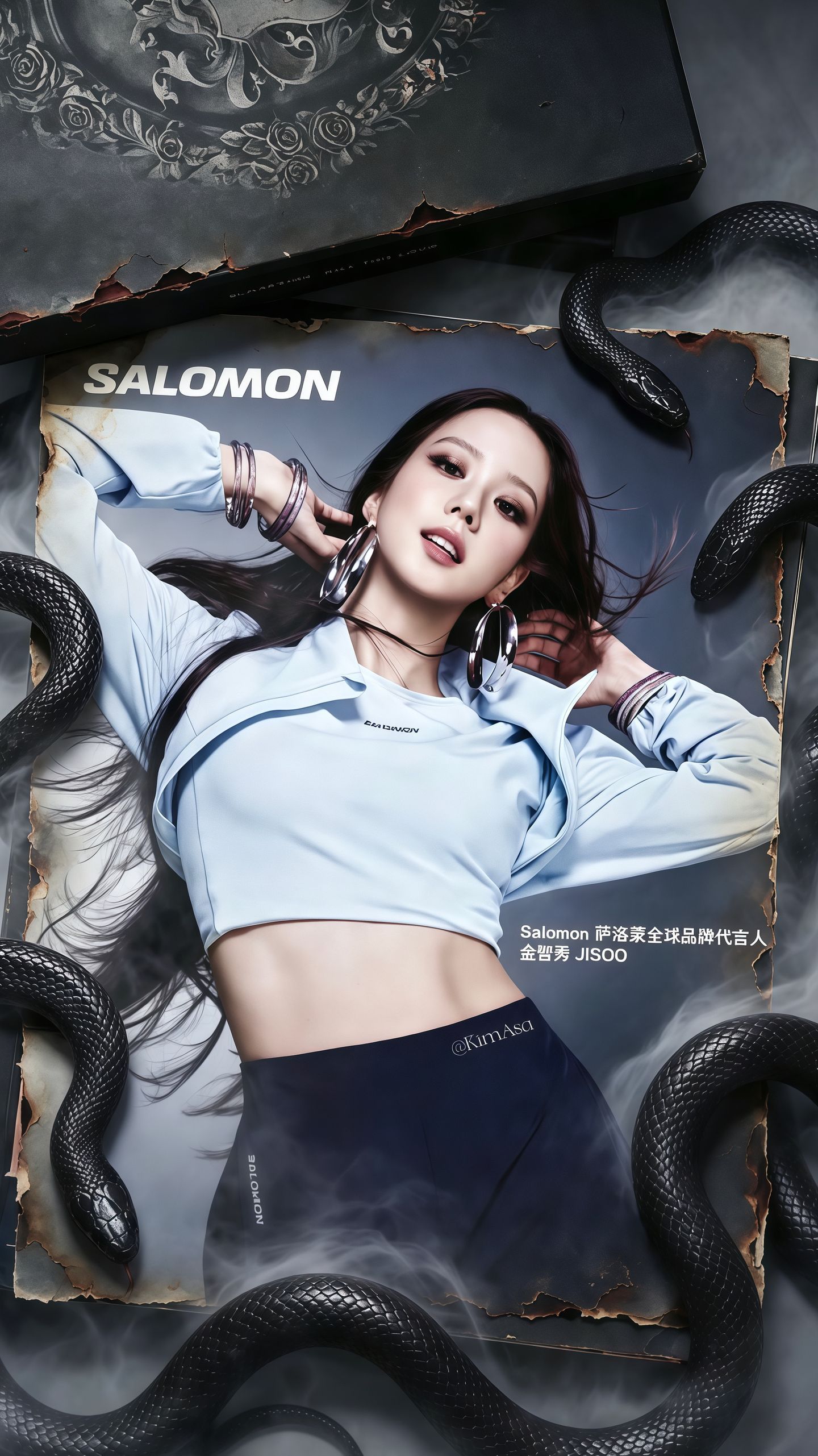 kimjisoo  这个视频看得我好爽呀大家可以去看原视频金智秀Salomon全